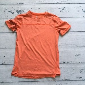 like new Orange all in motion shirt athletic wear child large 12/14